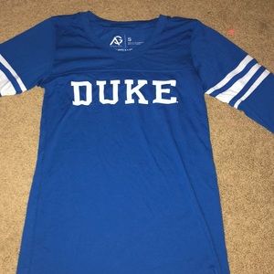 women’s duke university 3 quarter length shirt